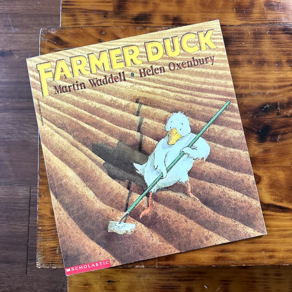 Vintage 1995 Scholastic Farmer Duck Paperback Book